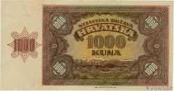 1000 Kuna CROACIA  1941 P.04a FDC