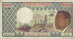 1000 Francs GABON  1978 P.03d TB