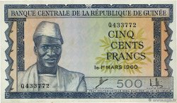 500 Francs GUINEA  1960 P.14a XF