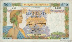 500 Francs LA PAIX FRANCIA  1941 F.32.19
