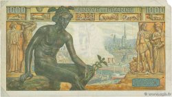 1000 Francs DÉESSE DÉMÉTER FRANCE  1942 F.40.03 TB