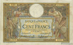 100 Francs LUC OLIVIER MERSON sans LOM FRANCIA  1915 F.23.07