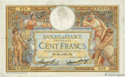 100 Francs LUC OLIVIER MERSON grands cartouches FRANCIA  1934 F.24.13