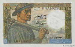 10 Francs MINEUR FRANCIA  1949 F.08.21