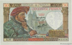 50 Francs JACQUES CŒUR FRANCIA  1941 F.19.05