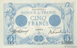 5 Francs BLEU FRANCE  1917 F.02.47 pr.NEUF