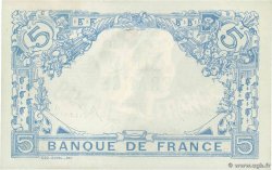 5 Francs BLEU FRANKREICH  1917 F.02.47 fST+