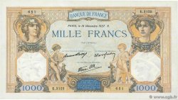 1000 Francs CÉRÈS ET MERCURE type modifié FRANCE  1937 F.38.07