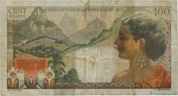 100 Francs La Bourdonnais CCFOM AFRIQUE ÉQUATORIALE FRANÇAISE  1947 A.133a B+
