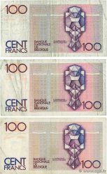 100 Francs Lot BELGIQUE  1982 P.142a TB+
