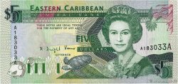 5 Dollars CARAÏBES  1993 P.26a