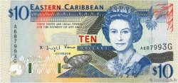 10 Dollars CARAÏBES  1993 P.27g NEUF