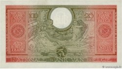 100 Francs - 20 Belgas BELGIUM  1943 P.123 AU