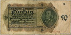 50 Reichmark GERMANY Mannheim 1924 PS.0915a G
