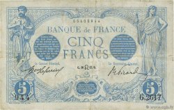 5 Francs BLEU FRANCIA  1913 F.02.19 q.BB