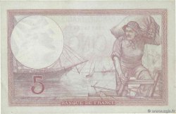 5 Francs FEMME CASQUÉE modifié FRANCE  1939 F.04.10 VF+