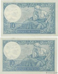 10 Francs MINERVE Consécutifs FRANCIA  1930 F.06.14 q.SPL