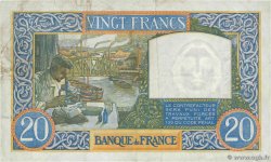 20 Francs TRAVAIL ET SCIENCE FRANCE  1941 F.12.15 TTB+