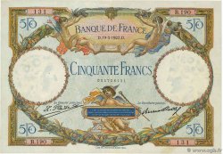 50 Francs LUC OLIVIER MERSON FRANCIA  1927 F.15.01 MBC+