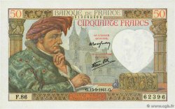 50 Francs JACQUES CŒUR FRANCE  1941 F.19.11 NEUF