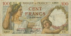 100 Francs SULLY FRANCIA  1939 F.26.10