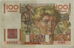 100 Francs JEUNE PAYSAN FRANCE  1947 F.28.15