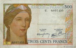 300 Francs FRANKREICH  1939 F.29.03 S