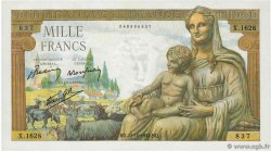 1000 Francs DÉESSE DÉMÉTER FRANCIA  1942 F.40.09 SC