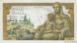 1000 Francs DÉESSE DÉMÉTER FRANCE  1942 F.40.10 NEUF