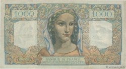 1000 Francs MINERVE ET HERCULE FRANCE  1945 F.41.07 VF-