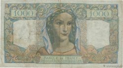 1000 Francs MINERVE ET HERCULE FRANCE  1945 F.41.09 F+