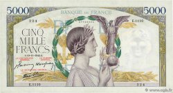 5000 Francs VICTOIRE Impression à plat FRANCE  1942 F.46.44