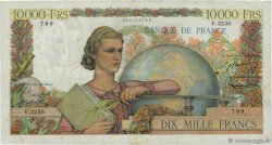 10000 Francs GÉNIE FRANÇAIS FRANKREICH  1952 F.50.60 S