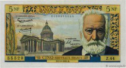 5 Nouveaux Francs VICTOR HUGO FRANCE  1961 F.56.06 TTB+