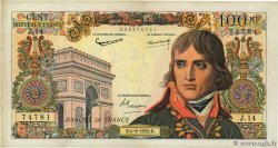 100 Nouveaux Francs BONAPARTE FRANKREICH  1959 F.59.02 SS