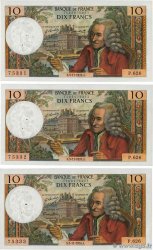 10 Francs VOLTAIRE Consécutifs FRANCIA  1970 F.62.47 SPL