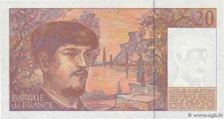 20 Francs DEBUSSY à fil de sécurité FRANKREICH  1993 F.66bis.05 fST+