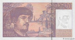 20 Francs DEBUSSY Modifié FRANCIA  1995 F.66ter.01 FDC