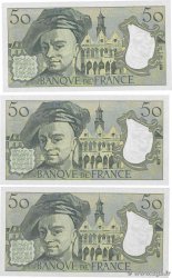 50 Francs QUENTIN DE LA TOUR Consécutifs FRANCIA  1992 F.67.18 FDC