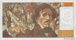 100 Francs DELACROIX modifié FRANCIA  1989 F.69.13a FDC