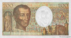 200 Francs MONTESQUIEU alphabet 101 FRANCE  1992 F.70bis.01 UNC