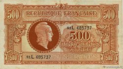 500 Francs MARIANNE fabrication anglaise FRANCIA  1945 VF.11.01 BC+