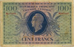 100 Francs MARIANNE FRANKREICH  1943 VF.06.01a fS