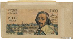1000 Francs RICHELIEU Épreuve FRANCE  1953 F.42.00E SPL