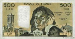 500 Francs PASCAL FRANKREICH  1985 F.71.32