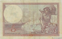 5 Francs FEMME CASQUÉE FRANCIA  1928 F.03.12 BC+