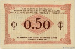 50 Centimes FRANCE Regionalismus und verschiedenen Paris 1920 JP.097.10 VZ