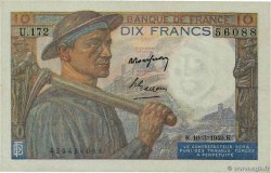 10 Francs MINEUR FRANCE  1949 F.08.20 VF+