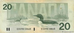 20 Dollars CANADA  1991 P.097b q.BB