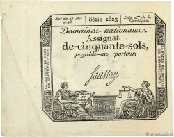 50 Sols FRANCE  1793 Ass.42c